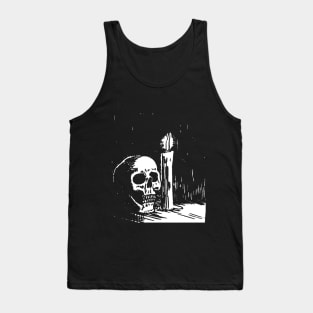 Skull by candlelight Tank Top